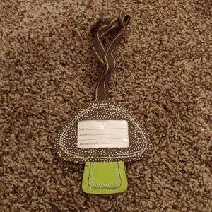 Thirty One Mushroom Luggage Tag